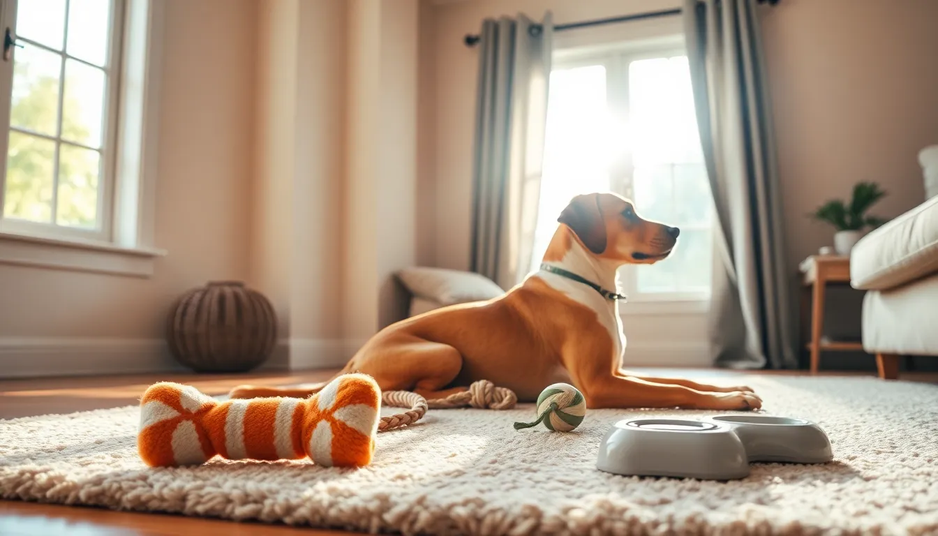 강아지가 짖는 모습