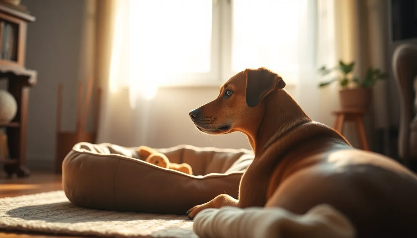 강아지 건강 검진 모습