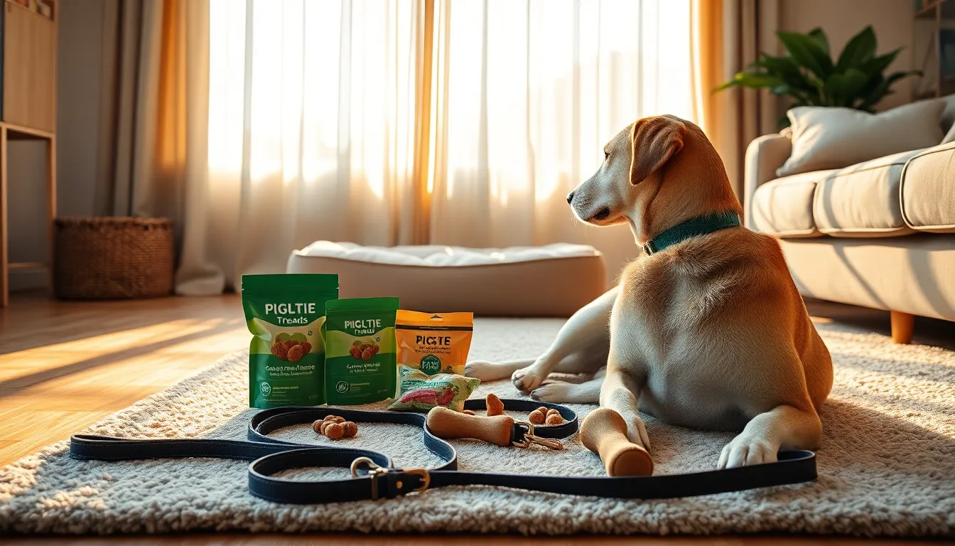 반려견과 보호자가 함께 훈련하는 모습